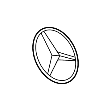Mercedes-Benz AMG GT Black Series Emblem - 190-810-00-18