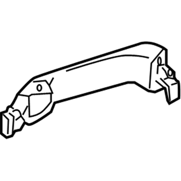 Mercedes-Benz ML500 Exterior Door Handle - 164-760-05-70-8474