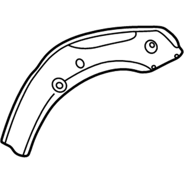 Mercedes-Benz CL500 Wheelhouse - 215-637-01-76