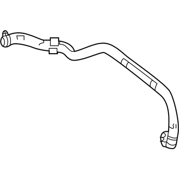 Mercedes-Benz GL450 Cooling Hose - 166-500-89-75