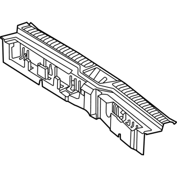 Mercedes-Benz 254-690-37-00 Rear Sill Plate Mercedes-Benz 254-690-37-00 Rear Sill Plate