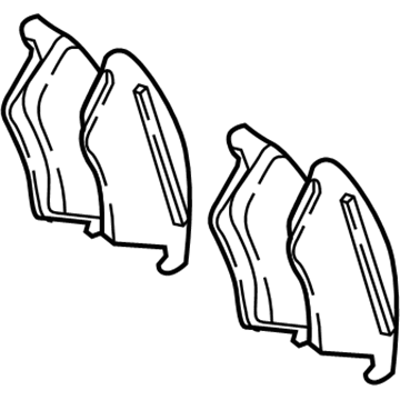 Mercedes-Benz Brake Pads - 910-420-73-00