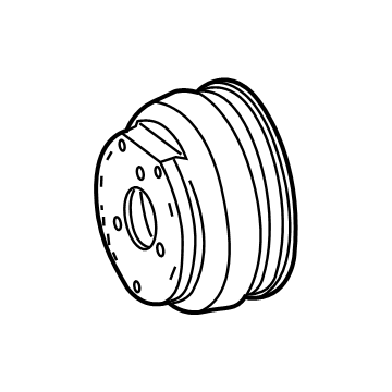 Mercedes-Benz Power Steering Pump Pulley - 000-466-10-15
