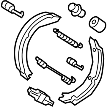 Mercedes-Benz Parking Brake Shoes - 639-420-02-20