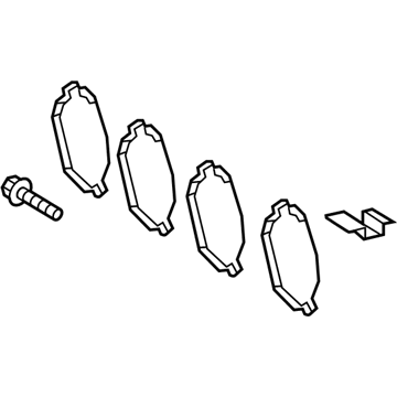 Mercedes-Benz Brake Pads - 000-420-37-05
