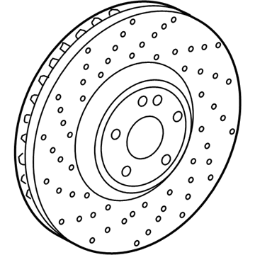 Mercedes-Benz G63 AMG Brake Rotor - 463-423-00-00