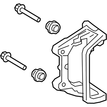 Mercedes-Benz GLE450 SUV Brake Caliper Bracket - 167-423-63-00