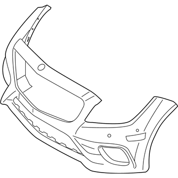 Mercedes-Benz CLS550 Bumper Cover - 218-885-05-00-9999