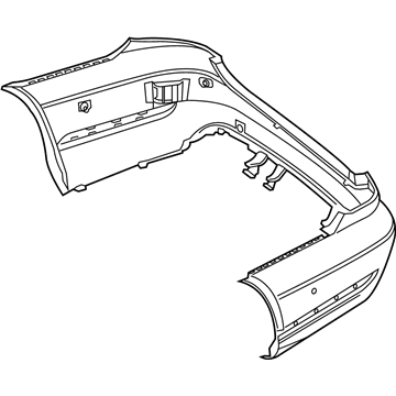 Mercedes-Benz E250 Bumper Cover - 212-885-82-25-9999