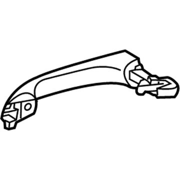 Mercedes-Benz E320 Exterior Door Handle - 211-760-14-70-9197