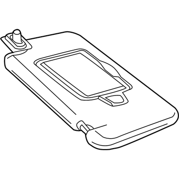 Mercedes-Benz Sun Visor - 231-810-26-00-8R42