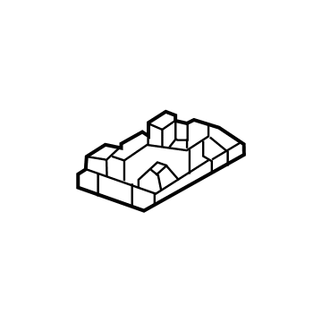 177-747-00-00-9051 Mercedes-Benz Blank Cover Illustration 1 of 1