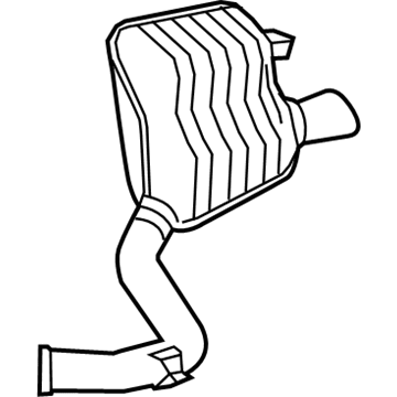 Mercedes-Benz SL65 AMG Exhaust Pipe - 231-490-05-19