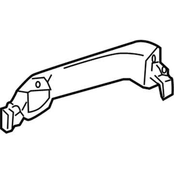 Mercedes-Benz ML450 Exterior Door Handle - 164-766-02-01-1798