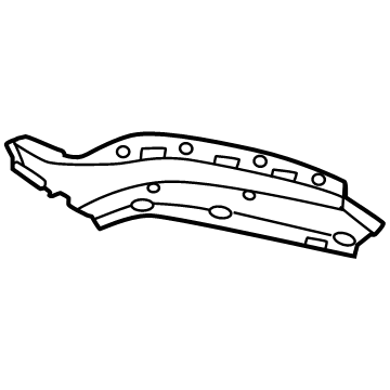 Mercedes-Benz GLE53 AMG SUV Air Duct - 167-885-97-10
