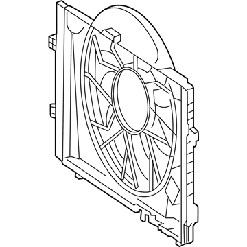 Mercedes-Benz Fan Shroud - 203-505-02-55