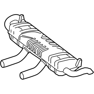Mercedes-Benz GLE400 Exhaust Pipe - 166-490-55-00-64