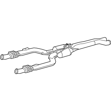 Mercedes-Benz GLC43 AMG Exhaust Pipe - 253-490-57-00