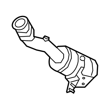 Mercedes-Benz GLC43 AMG Exhaust Pipe - 276-140-98-13