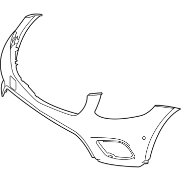 Mercedes-Benz GLC300 Bumper Cover - 253-885-59-04-9999