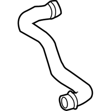 Mercedes-Benz C55 AMG Coolant Reservoir Hose - 209-501-28-82