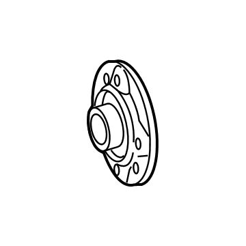 Mercedes-Benz S63 AMG E Performance CV Joint Companion Flange - 223-335-07-00