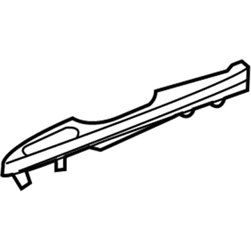 Mercedes-Benz Armrest - 211-730-04-28-9C09