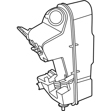 Mercedes-Benz EQE 350+ SUV Windshield Washer Fluid Reservoir - 296-869-01-00
