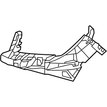 Mercedes-Benz ML250 Radiator Support - 166-620-00-91