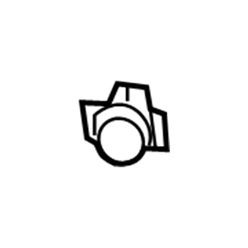 Mercedes-Benz 205-884-00-74 Parking Sensor Blank Cover 205-884-00-74 Mercedes-Benz Parking Sensor Blank Cover Illustration 1 of 1