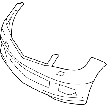 Mercedes-Benz Bumper Cover - 204-885-76-25-80