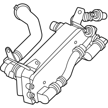 Mercedes-Benz GLS580 Transmission Oil Cooler - 167-500-90-00