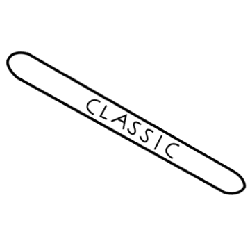 Mercedes-Benz E55 AMG Emblem - 203-817-09-20