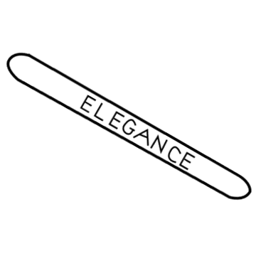 Mercedes-Benz E320 Emblem - 203-817-10-20