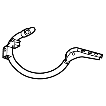 Mercedes-Benz CLS55 AMG Liftgate Hinge - 219-750-02-28