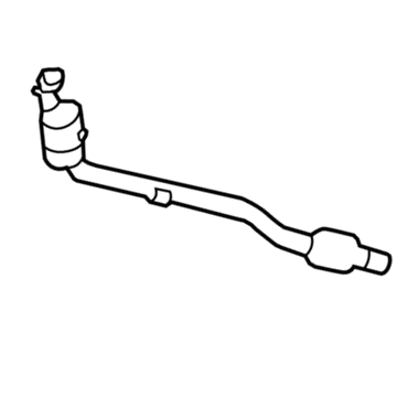Mercedes-Benz CLK550 Exhaust Pipe - 203-490-94-19-64