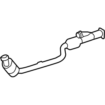Mercedes-Benz CLK550 Exhaust Pipe - 203-490-93-19