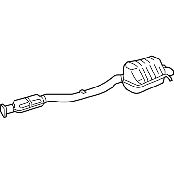 Mercedes-Benz C280 Exhaust Pipe - 203-490-60-21