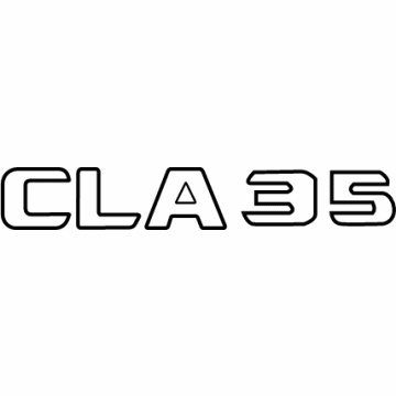 Mercedes-Benz CLA35 AMG Emblem - 118-817-32-00