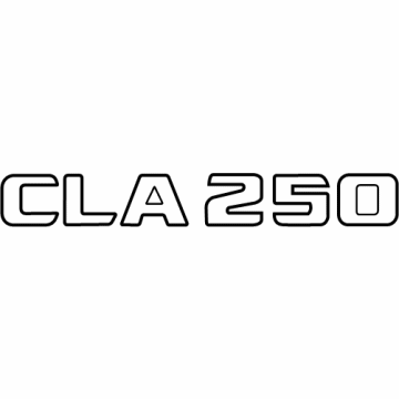 Mercedes-Benz CLA250 Emblem - 118-817-15-00