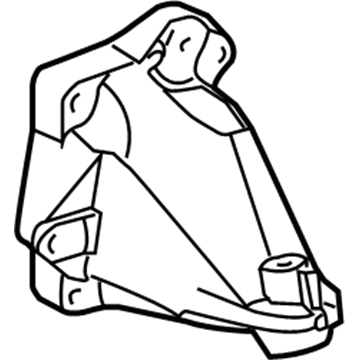 271-223-09-04 Mercedes-Benz Mount Bracket Illustration 1 of 1