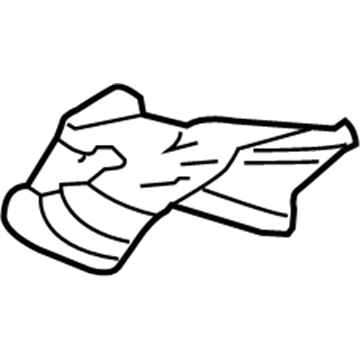 Mercedes-Benz 171-241-03-34 Heat Shield 171-241-03-34 Mercedes-Benz Heat Shield Illustration 1 of 1