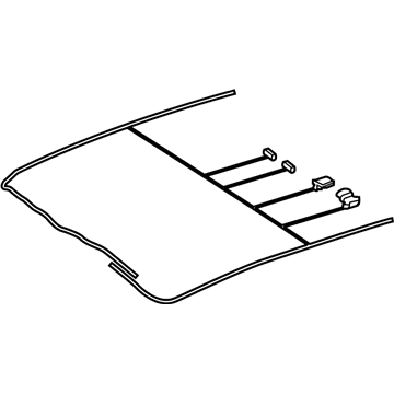Mercedes-Benz CLA250 Sunroof Cable - 176-782-02-00-65