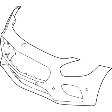 Mercedes-Benz AMG GT S Bumper - 190-885-01-25-9999
