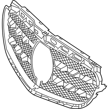 Mercedes-Benz E400 Grille - 212-885-14-00