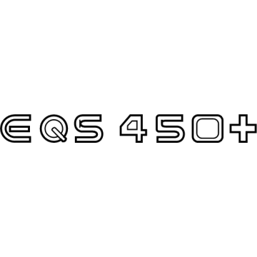 Mercedes-Benz EQS 450+ SUV Emblem - 297-817-29-00