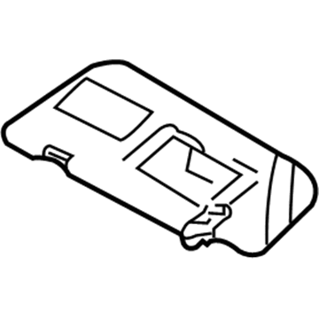 Mercedes-Benz ML320 Sun Visor - 164-810-23-10-7F59
