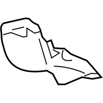 Mercedes-Benz 166-241-10-34 Heat Shield Mercedes-Benz 166-241-10-34 Heat Shield