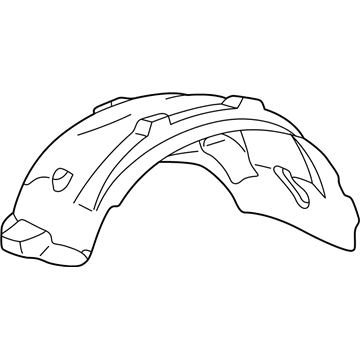 Mercedes-Benz ML320 Wheelhouse - 163-884-08-22