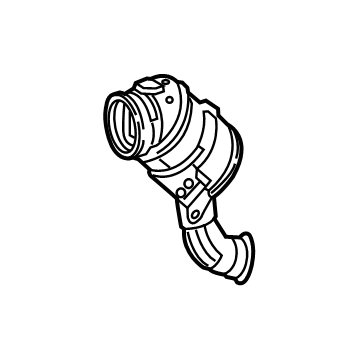 Mercedes-Benz E350 Exhaust Pipe - 264-140-06-00